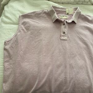 NWT Free People Light Purple Polo Shirt